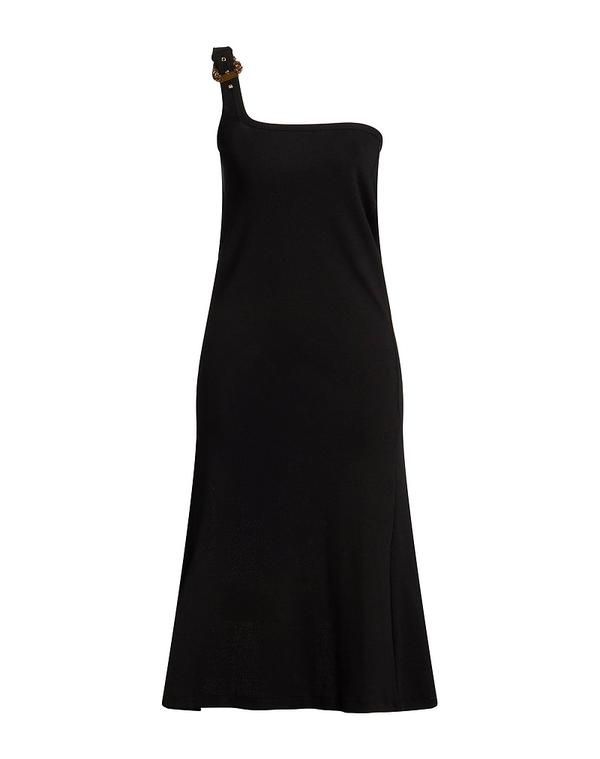 ヴェルサーチ レディース トップス ワンピース VERSACE JEANS COUTURE ひざ丈ワンピース Black ブラック