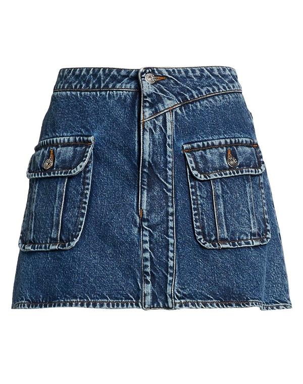 J.W.アンダーソン レディース ボトムスカート JW ANDERSON デニムスカート Blue ブルー