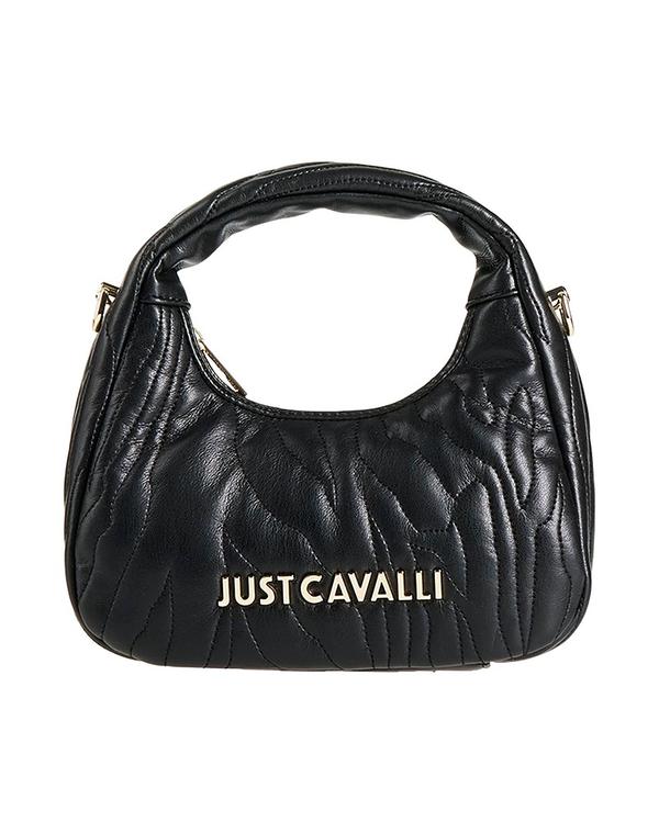 ジャストカバリ レディース バッグ JUST CAVALLI ハンドバッグ Black ブラック|ReVida 店