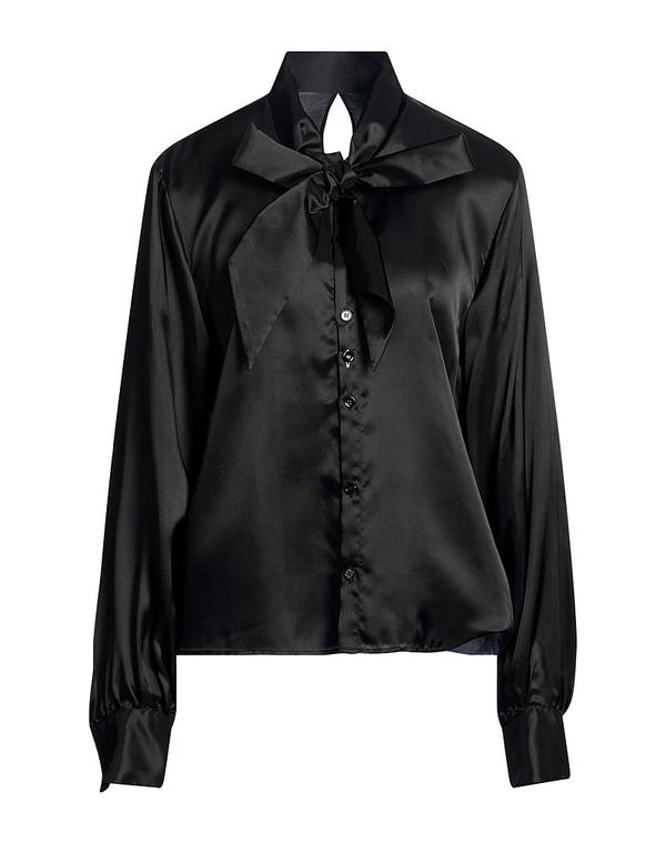 マルタンマルジェラ レディース トップス シャツ MM6 MAISON MARGIELA 無地シャツ＆ブラウス Black ブラック