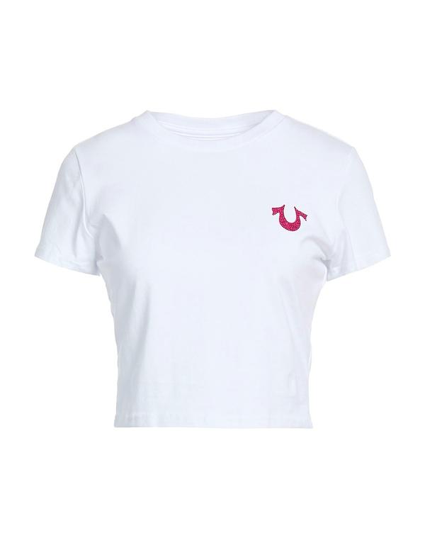 トゥルーレリジョン レディース トップス Tシャツ TRUE RELIGION Ｔシャツ White ホワイト