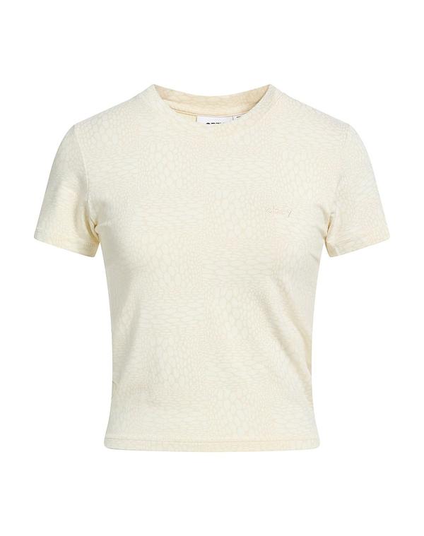 オベイ レディース トップス Tシャツ OBEY Ｔシャツ Off White オフホワイト