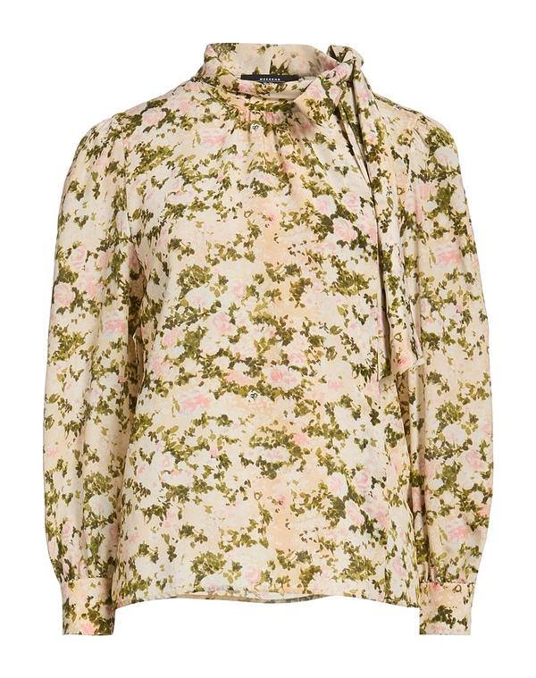 ウィークエンド マックスマーラ レディース トップス シャツ WEEKEND MAX MARA フローラル柄シャツ＆ブラウス Military Green グリーン