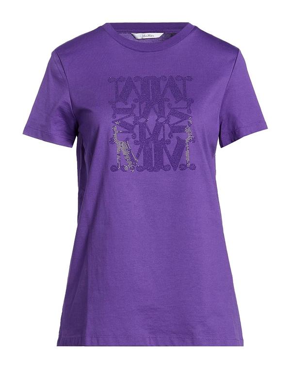 マックスマーラ レディース トップス Tシャツ MAX MARA Ｔシャツ Purple パープル