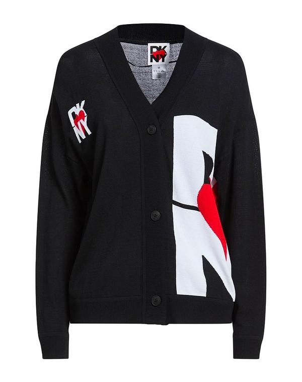 ダナ キャラン ニューヨーク レディース アウター カーディガン DKNY カーディガン Black ブラック