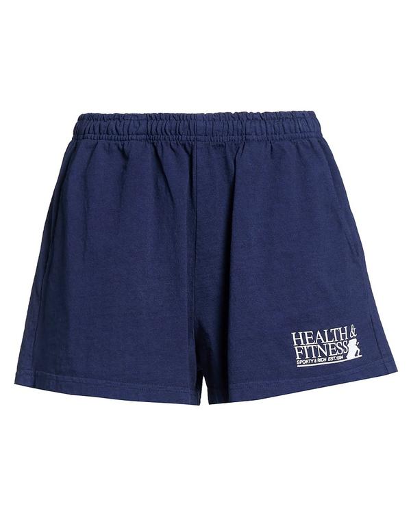 スポーティ アンド リッチ レディース ボトムス ハーフパンツ・ショーツ SPORTY & RICH ショートパンツ＆バミューダパンツ Navy ネイビー｜ReVida 店