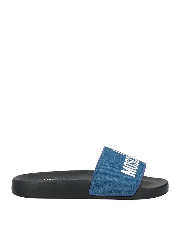 ラブ モスキーノ レディース シューズ サンダル LOVE MOSCHINO スライドサンダル＆スリッパ Blue ブルー