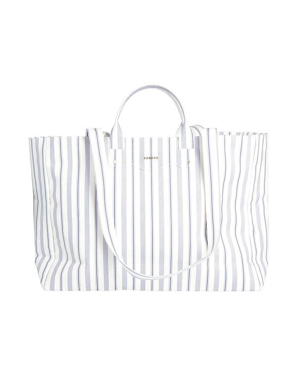 サンドロ レディース バッグ SANDRO ハンドバッグ Blue Gray グレー｜ReVida 店