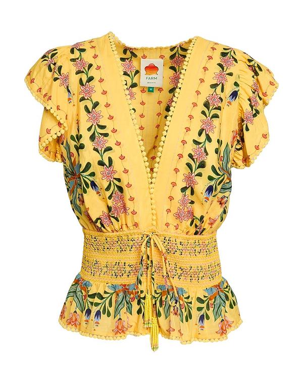 ファーム レディース トップス シャツ FARM RIO トップス Yellow イエロー