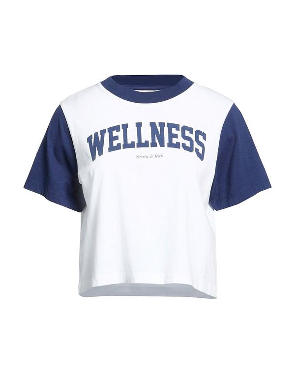 スポーティ アンド リッチ レディース トップス Tシャツ SPORTY & RICH Ｔシャツ White ホワイト