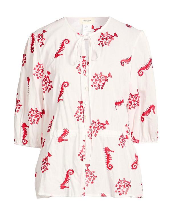 ヴィコロ レディース トップス シャツ VICOLO シャツ White ホワイト