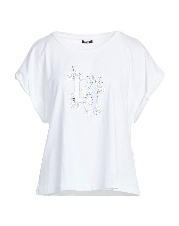 リュージョー レディース トップス Tシャツ LIU JO Ｔシャツ Off White オフホワイト