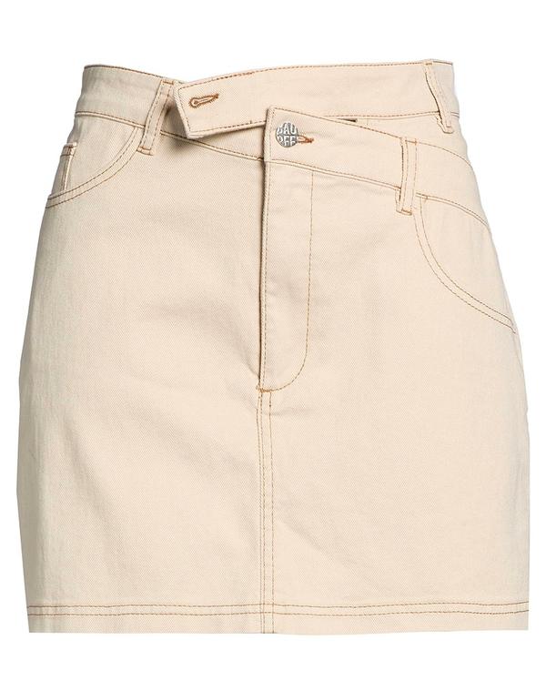 【送料無料】 バウムウンドヘルガーデン レディース スカート ボトムス デニムスカート Beige