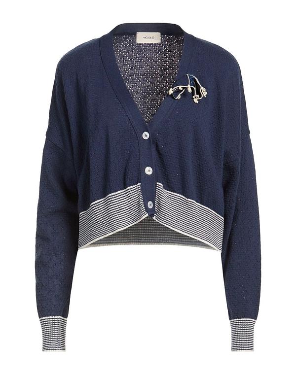 ヴィコロ レディース ニット カーディガン VICOLO カーディガン Navy ネイビー