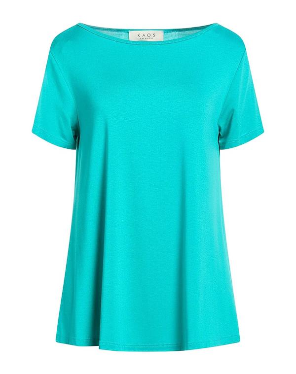 カオス レディース トップス Tシャツ KAOS ベーシック Tシャツ Turquoise Blue ブルー