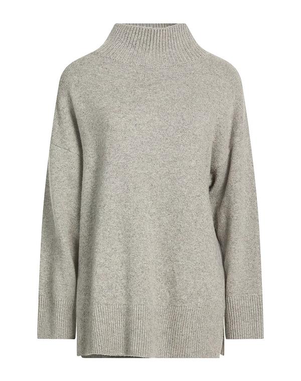ヴィンス レディース アウター ニット・セーター VINCE. タートルネック Light Gray グレー