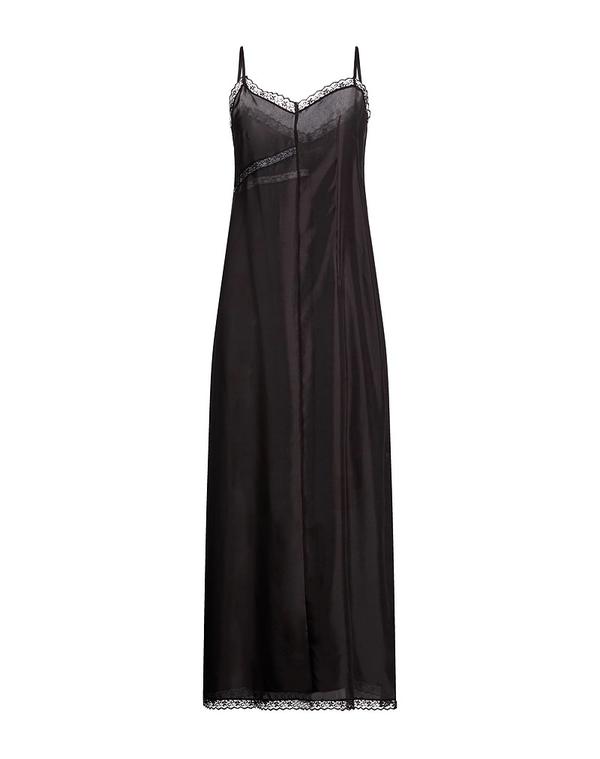 マルタンマルジェラ レディース トップス ワンピース MM6 MAISON MARGIELA スリップドレス Black ブラック