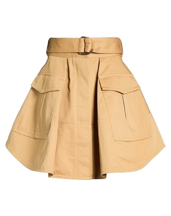 ジマーマン レディース ボトムスカート ZIMMERMANN ミニスカート Camel キャメル