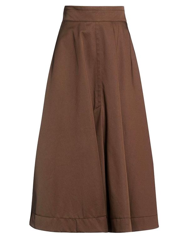 ジャンパトゥ レディース ボトムスカート PATOU ミディ丈スカート Dark Brown ブラウン