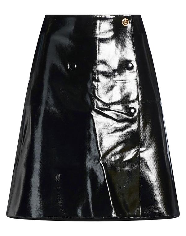 ヴェルサーチ レディース ボトムスカート VERSACE ミディ丈スカート Black ブラック