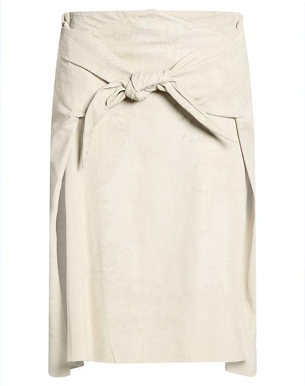 リックオウエンス レディース ボトムスカート RICK OWENS ミディ丈スカート Beige ベージュ