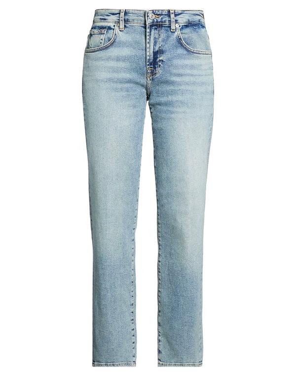 セブンフォーオールマンカインド レディース ボトムス デニムパンツ 7 FOR ALL MANKIND ストレートレッグ Blue ブルー