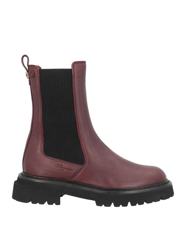 フェラガモ レディース シューズ ブーツ・レインブーツ FERRAGAMO ショートブーツ Bordeaux|ReVida 店
