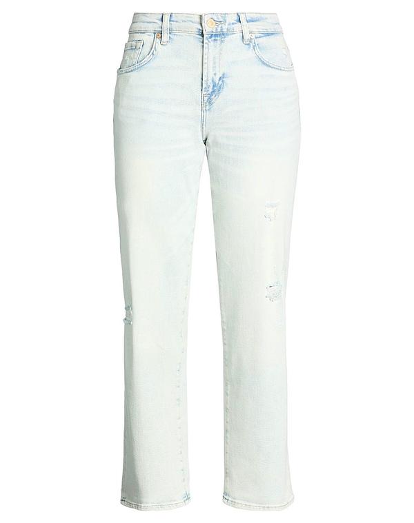 セブンフォーオールマンカインド レディース ボトムス デニムパンツ 7 FOR ALL MANKIND ストレートレッグ Blue ブルー