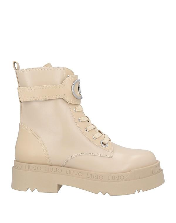 リュージョー レディース シューズ ブーツ・レインブーツ LIU JO ショートブーツ Beige ベージュ