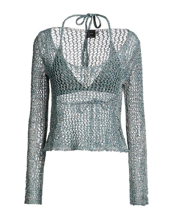 ピンコ レディース アウター カーディガン PINKO カーディガン Deep Teal ティール