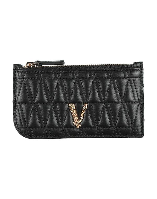 ヴェルサーチ レディース アクセサリー 財布 VERSACE カードケース Black ブラック