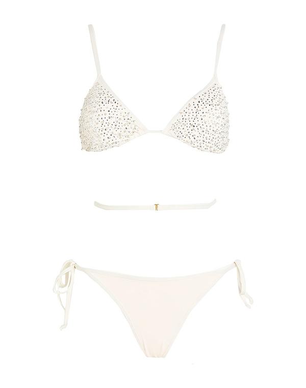 ツインセット レディース 水着 ボトムスのみ TWINSET 水着（ビキニ） White ホワイト