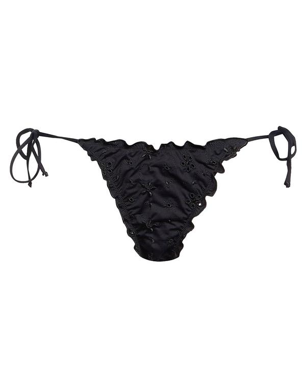 エムシーツーセイントバース レディース 水泳着 ボトムスのみ MC2 SAINT BARTH 水泳着（ビキニ） Black 黒いこと 水着-レディースファッション
