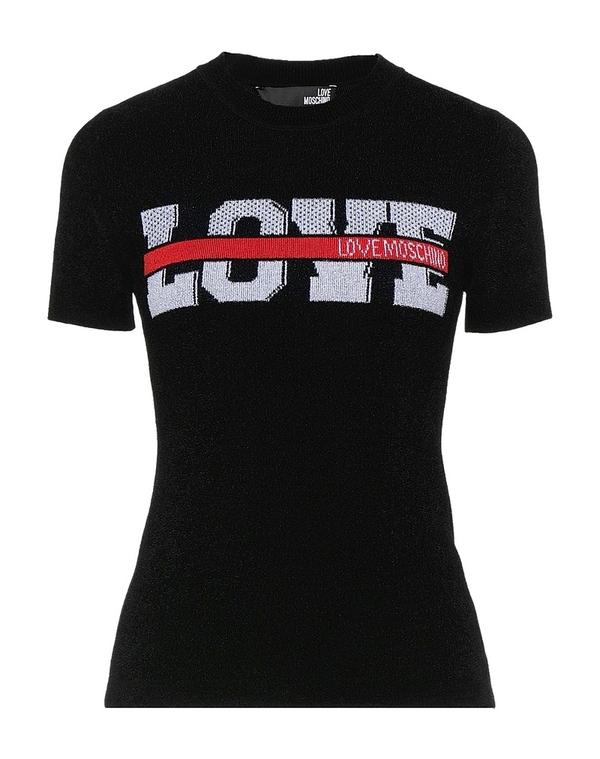 ラブ モスキーノ レディース トップス シャツ LOVE MOSCHINO プルオーバー Black ブラック
