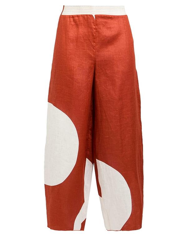 リビアナコンティ レディース ボトムス カジュアルパンツ LIVIANA CONTI パンツ Reddish Brown ブラウン