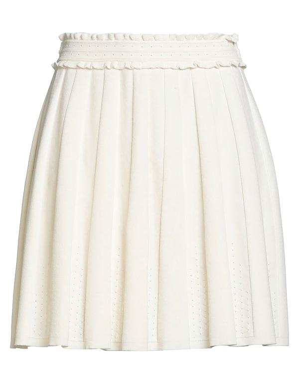サンドロ レディース ボトムスカート SANDRO ミニスカート Off White オフホワイト|ReVida 店