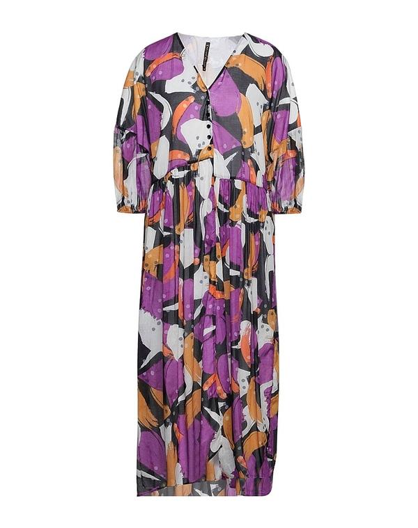 マニラグレース レディース トップス ワンピース MANILA GRACE ロングワンピース・ドレス Purple パープル 18,965円