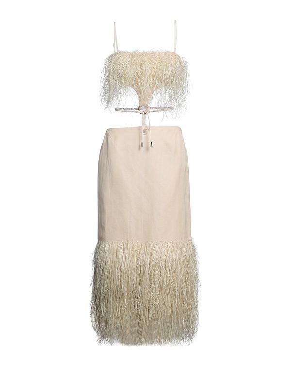 ジャクエムス レディース トップス ワンピース JACQUEMUS ロングワンピース・ドレス Beige ベージュ