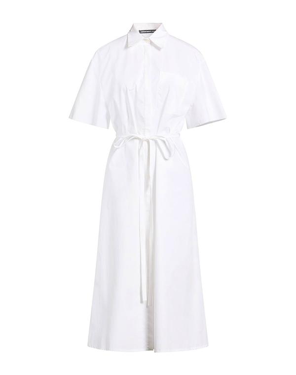 デパートメントファイブ レディース トップス ワンピース DEPARTMENT 5 ひざ丈ワンピース White ホワイト