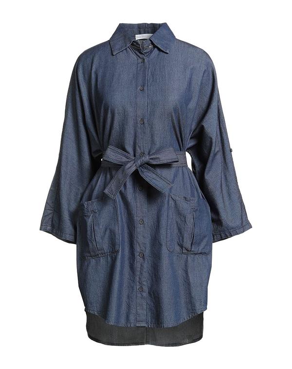 ファビアナ フィリッピ レディース トップス ワンピース FABIANA FILIPPI シュミーズドレス Blue ブルー