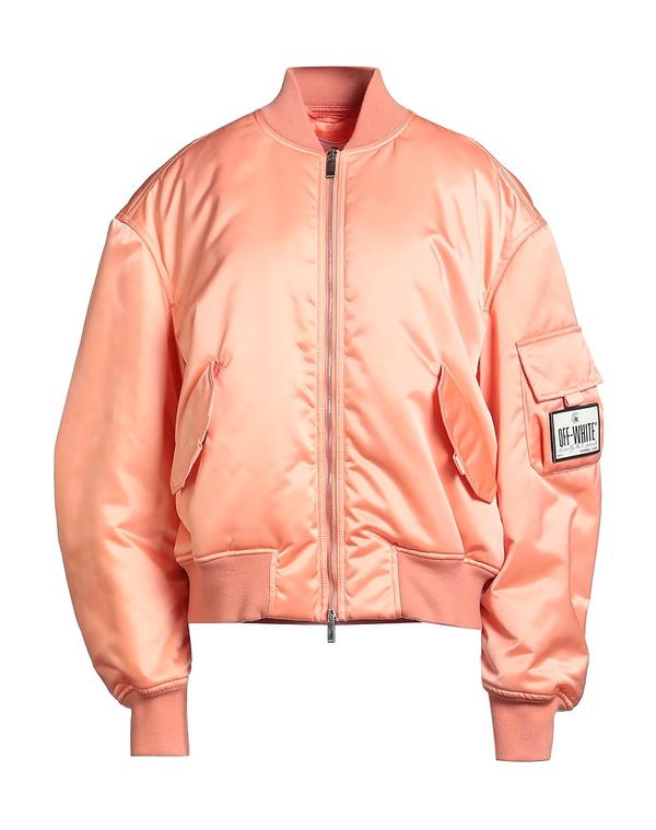 オフ-ホワイト レディース アウター ジャケット・ブルゾン OFF-WHITE ブルゾン Salmon Pink ピンク