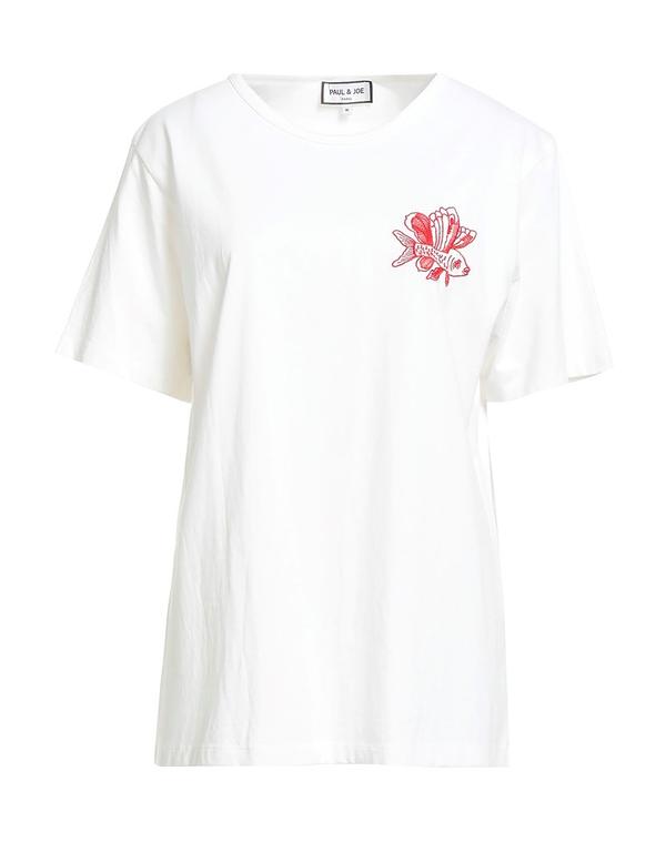 ポール＆ジョー レディース トップス Tシャツ PAUL & JOE Ｔシャツ Off White オフホワイト