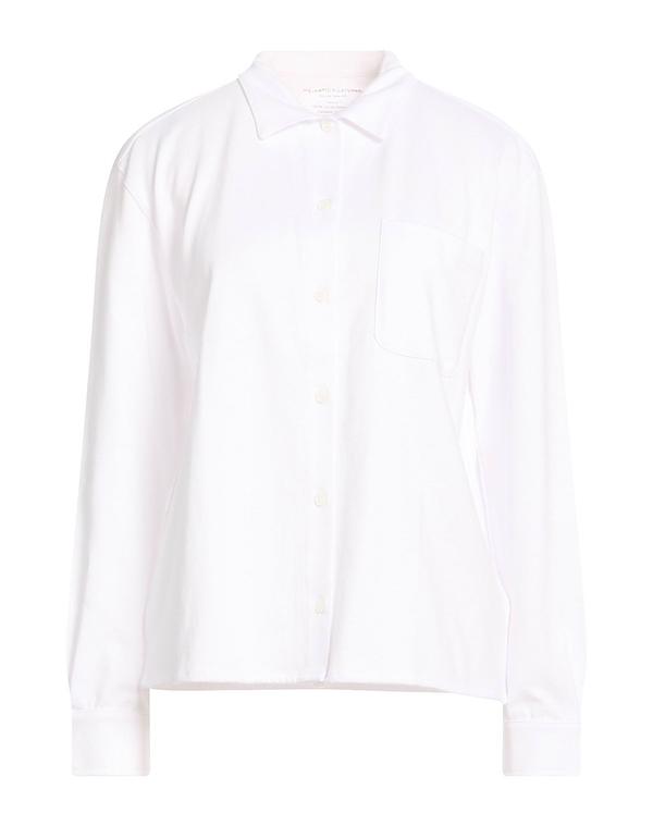 マジェスティック レディース トップス シャツ MAJESTIC FILATURES 無地シャツ＆ブラウス White ホワイト