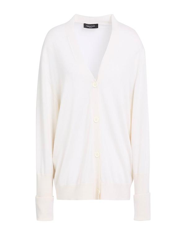 ファビアナ フィリッピ レディース アウター カーディガン FABIANA FILIPPI カシミヤニット White ホワイト 97,790円