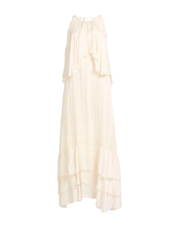 カオスジーンズ レディース トップス ワンピース KAOS JEANS ロングワンピース・ドレス Ivory アイボリー