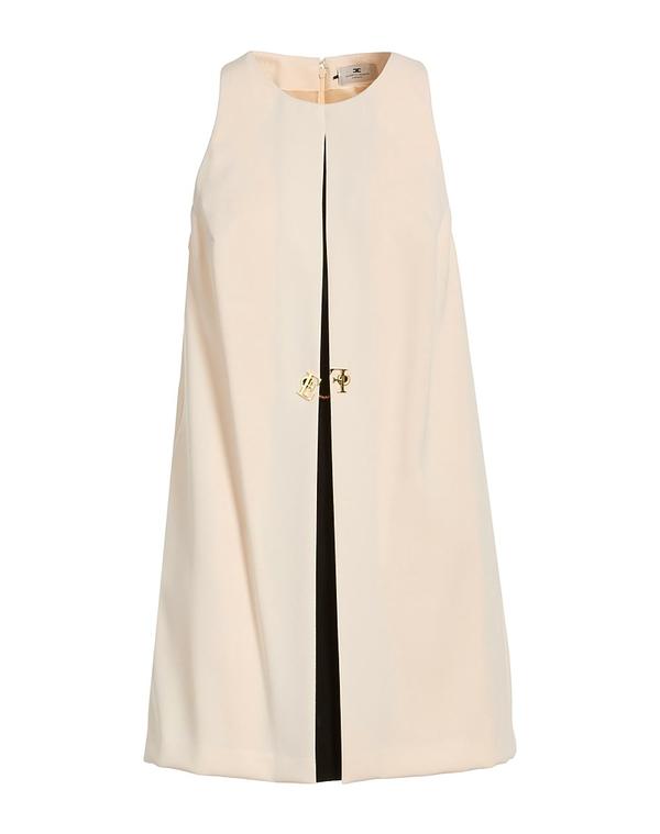 エリザベッタフランキ レディース トップス ワンピース ELISABETTA FRANCHI ミニワンピース・ドレス Off White オフホワイト