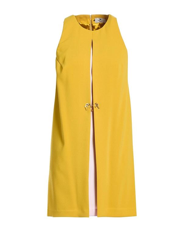 エリザベッタフランキ レディース トップス ワンピース ELISABETTA FRANCHI ミニワンピース・ドレス Mustard マスタード