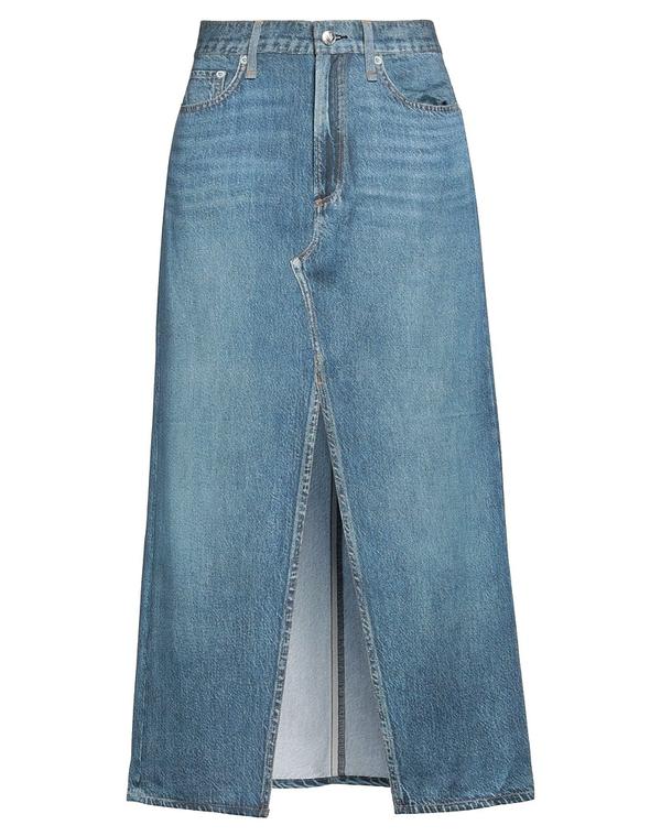 ラグアンドボーン レディース ボトムスカート RAG & BONE デニムスカート Blue ブルー