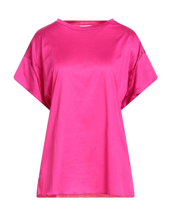 バランタイン レディース トップス Tシャツ BALLANTYNE ベーシック Tシャツ Fuchsia フューシャ