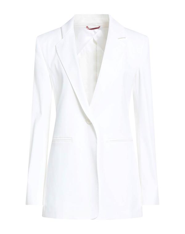 マックスマーラ レディース アウター ジャケット・ブルゾン MAX MARA STUDIO テーラードジャケット White ホワイト